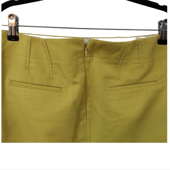 J.Crew Chartreuse No 2 Pencil Skirt - Picture 2 of 5
